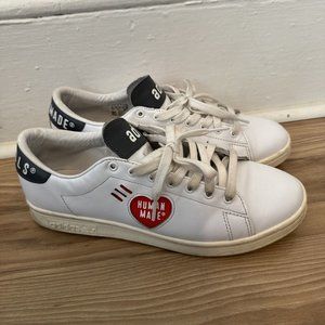 adidas human made White and Black Athletic Shoes